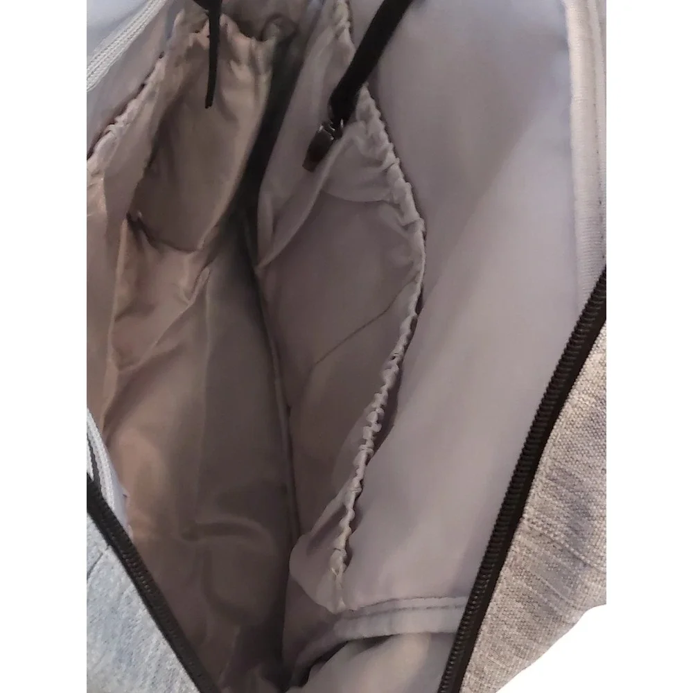 Jujube ju ju be Unisex Large Size Diaper Baby Bag Grey lightweight EUC